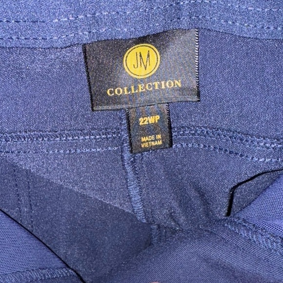 JM Collection Blue Dress Pants Size 22WP - Picture 5 of 7